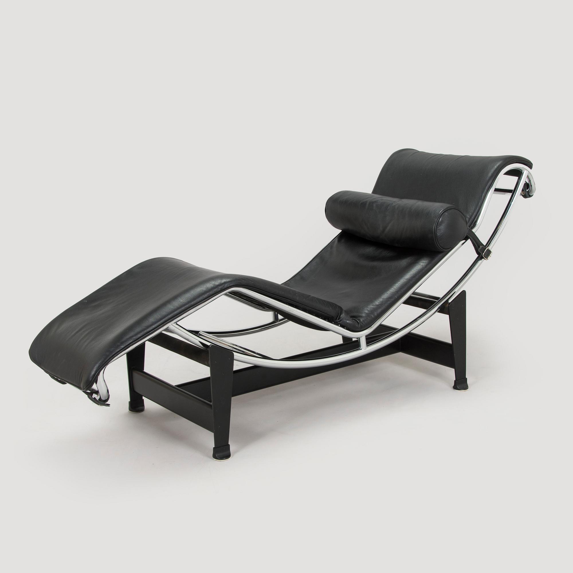 Charlotte Perriand & Le Corbusier, an 'LC4' lounge chair, Cassina, Italy.