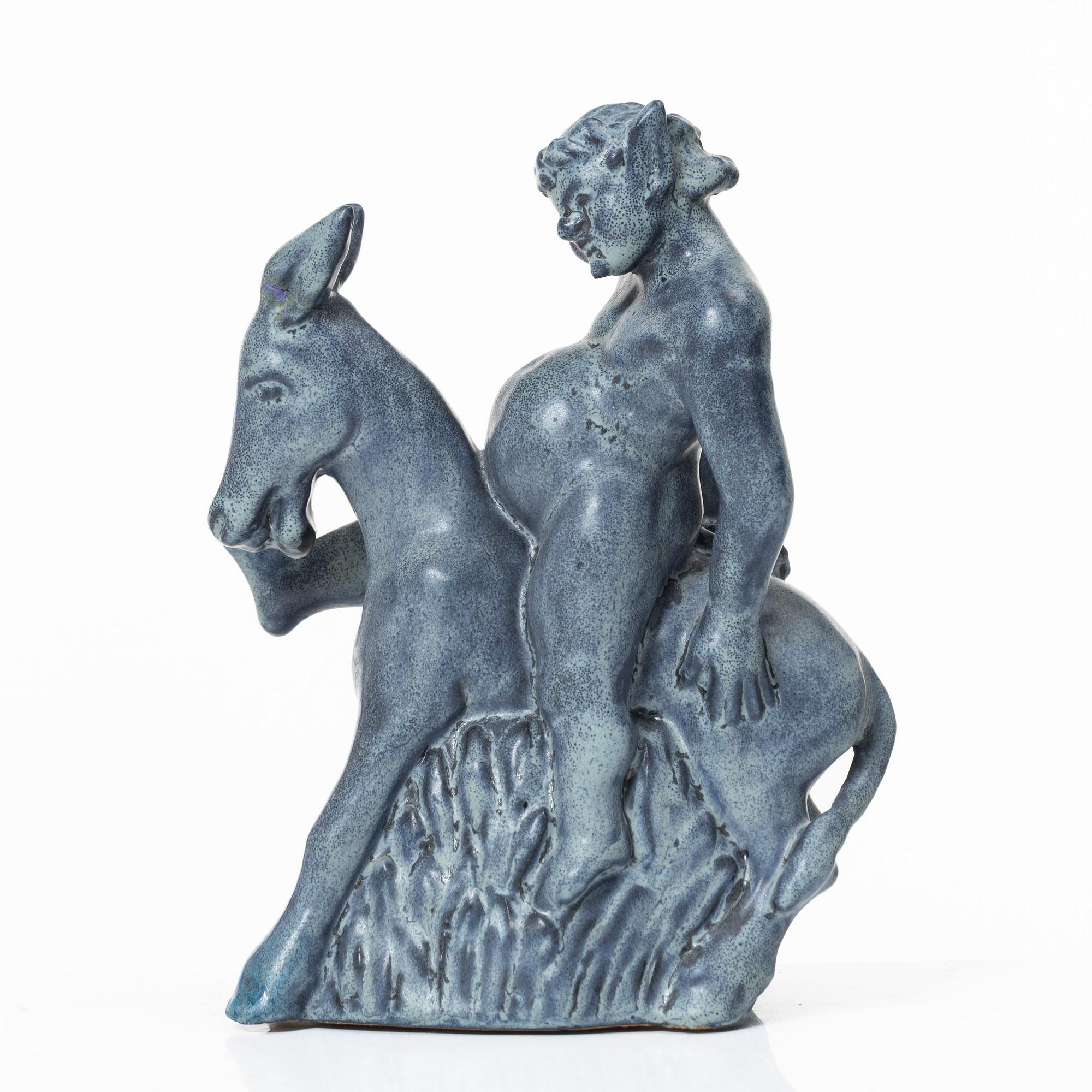 Åke Holm, an earthenware sculpture, Höganäs.