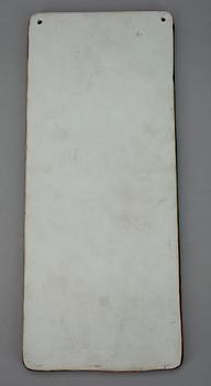 VÄGGRELIEF, keramik, sign. Annikki Hovisaari, Arabia. 1900-talets senare hälft.