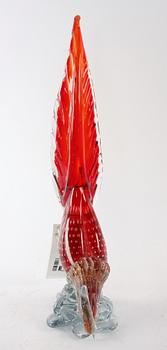 FIGURIN, glas, trol. Murano.