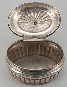 SOCKERSKÅL, silver, biedermeier, Baltisk 1820-1840.