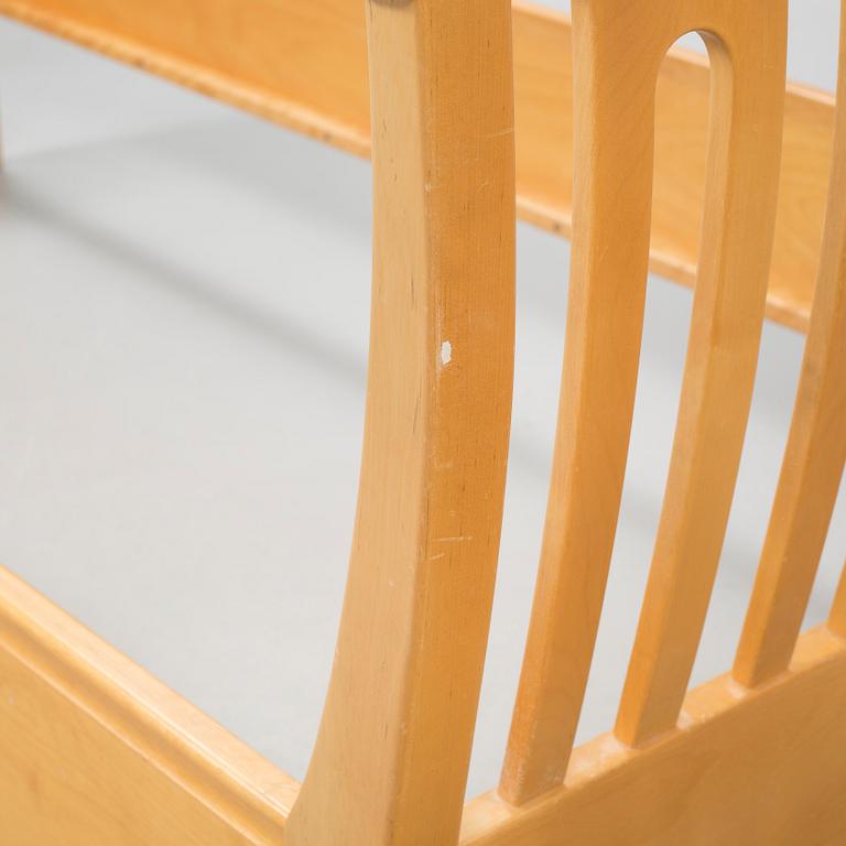 A pair of beds by Carl Malmsten for Åfors Möbelfabrik, second half of the 20th century.