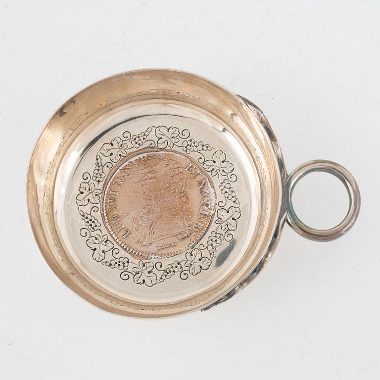 A French silver taste du vin, Paris, early 20th Century.