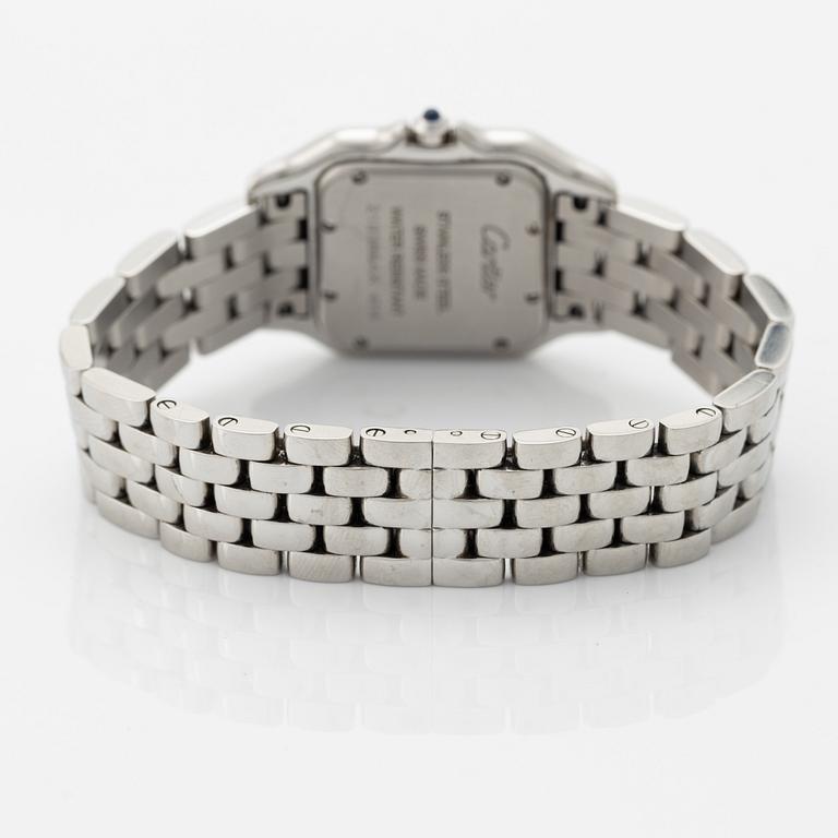 Cartier, Panthére, armbandsur, 27 x 27 (37) mm.