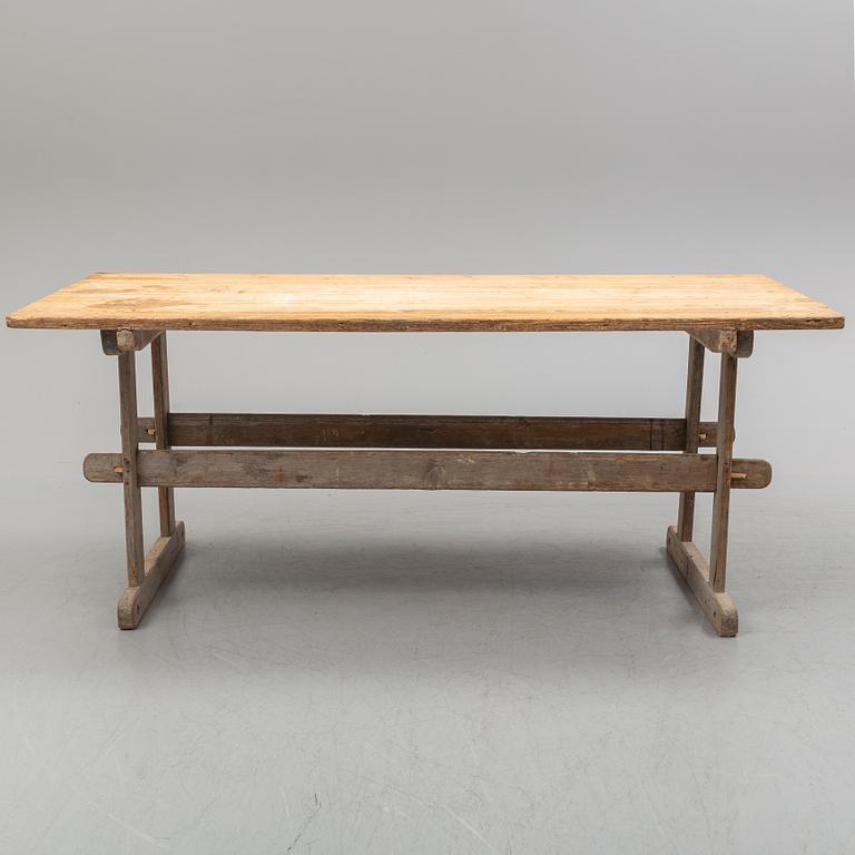 a pine table from the 1800's.
