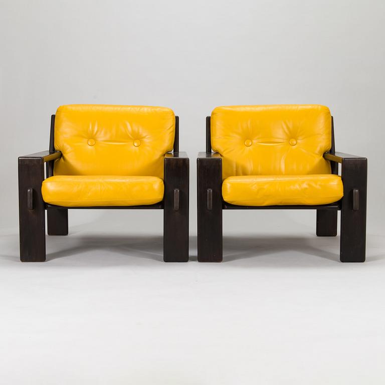 Esko Pajamies, a pair of 1970's 'Bonanza' armchairs for Asko.