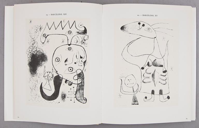 BOK: Joan Miró Lithographe I, Michel Leiris, Fernand Mourlot, Mazo & Cie, Paris 1972. Litographie.