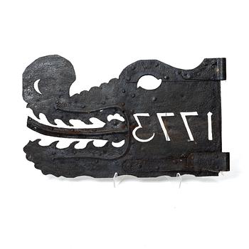 Weather vane, dated 1773.