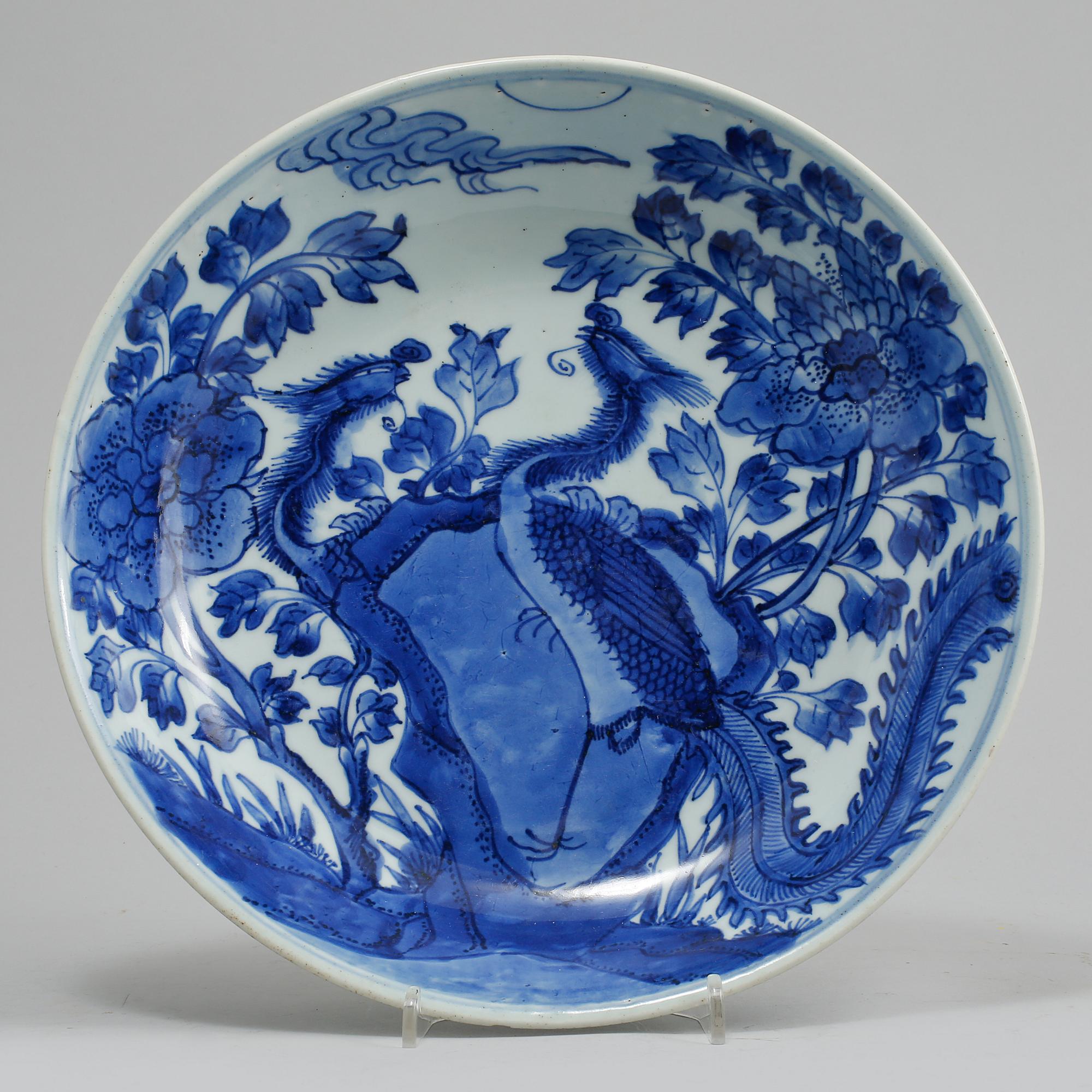 SKÅLFAT, porslin. Kina, sannolikt Kangxi 1662-1722.