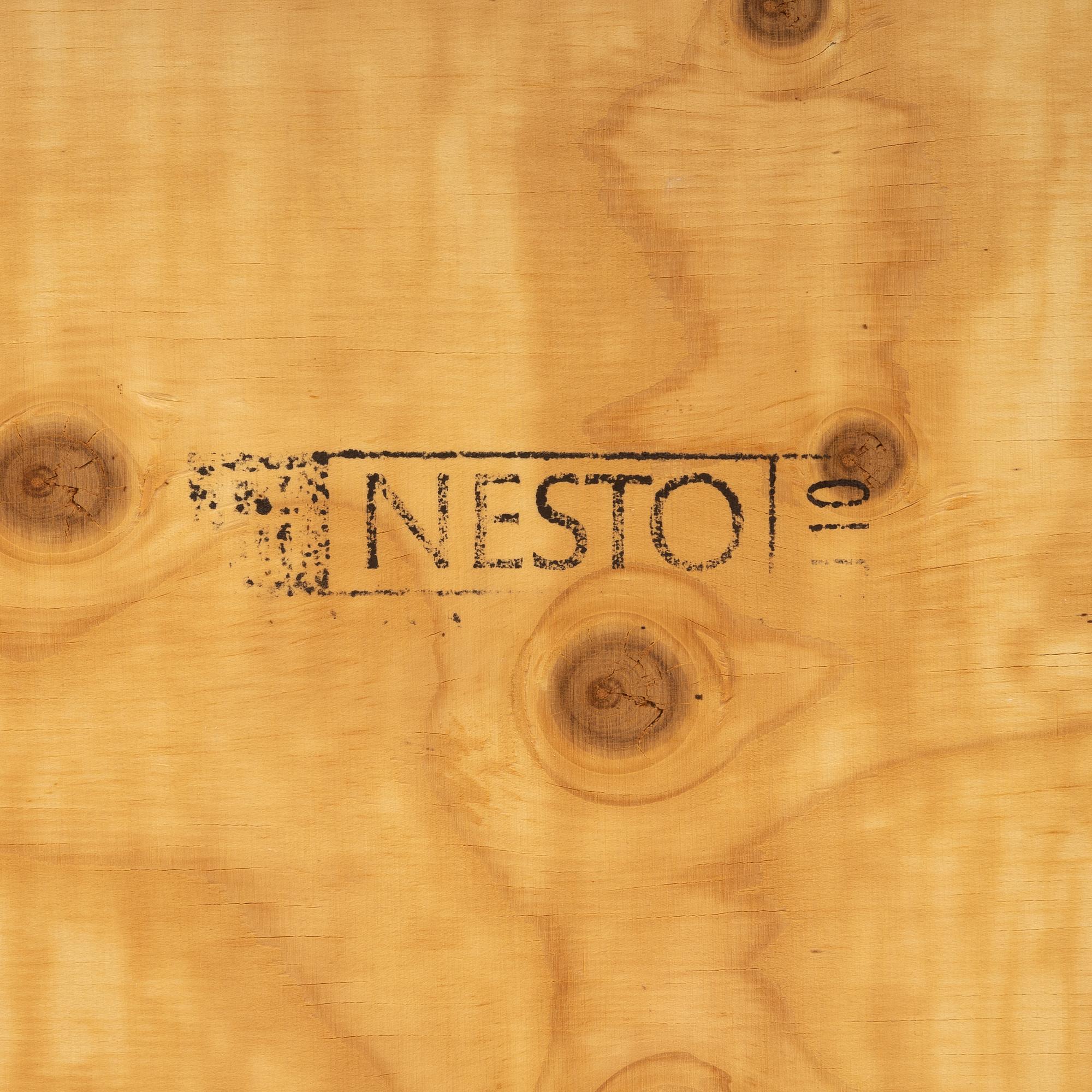 Gungstol, Nesto, Nässjö stolfabrik, modell 295,1900-talets andra hälft, s.k. Kennedy-gungstol.