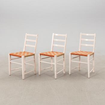 Chairs, 7 pieces, Gemla Diö, mid-20th century.