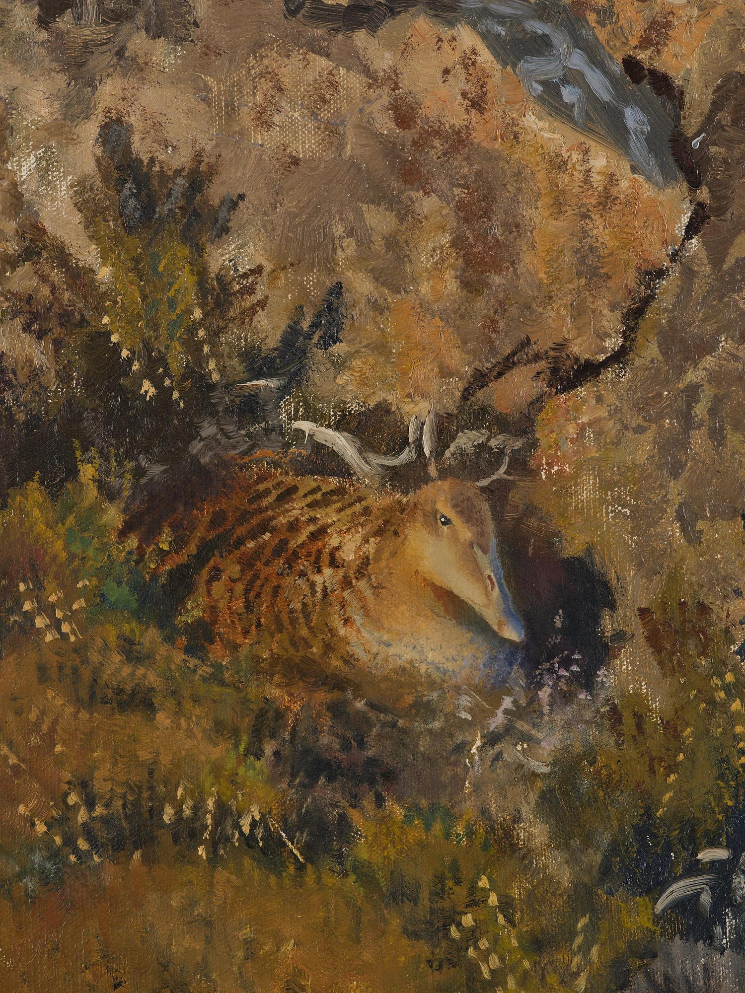 Bruno Liljefors, Brooding eider.