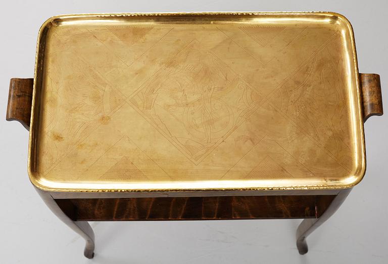 A 1920's Swedish Grace tray table.