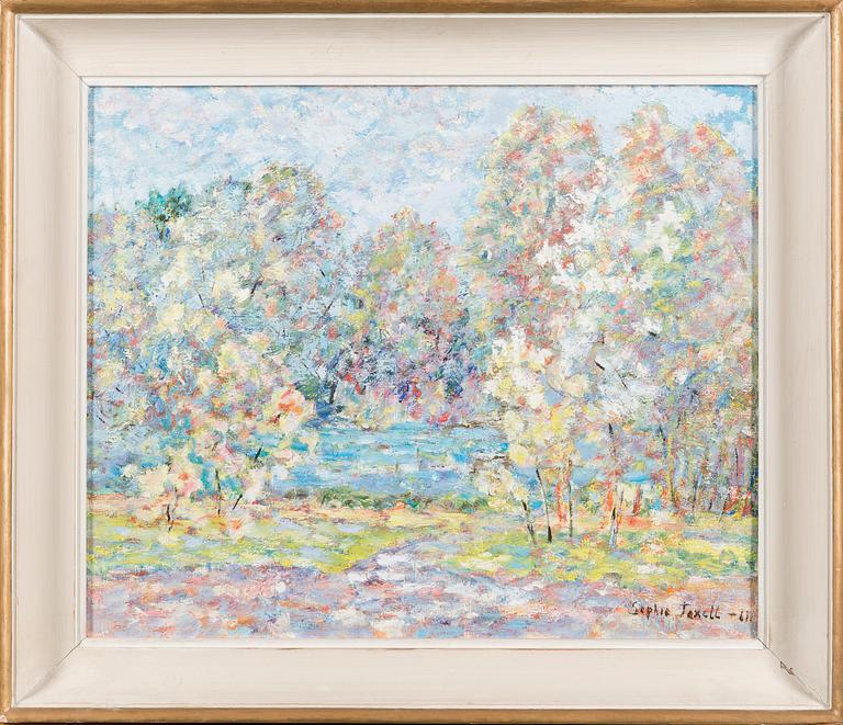 SOPHIE TAXELL, oil on canvas, signed and dated -61.