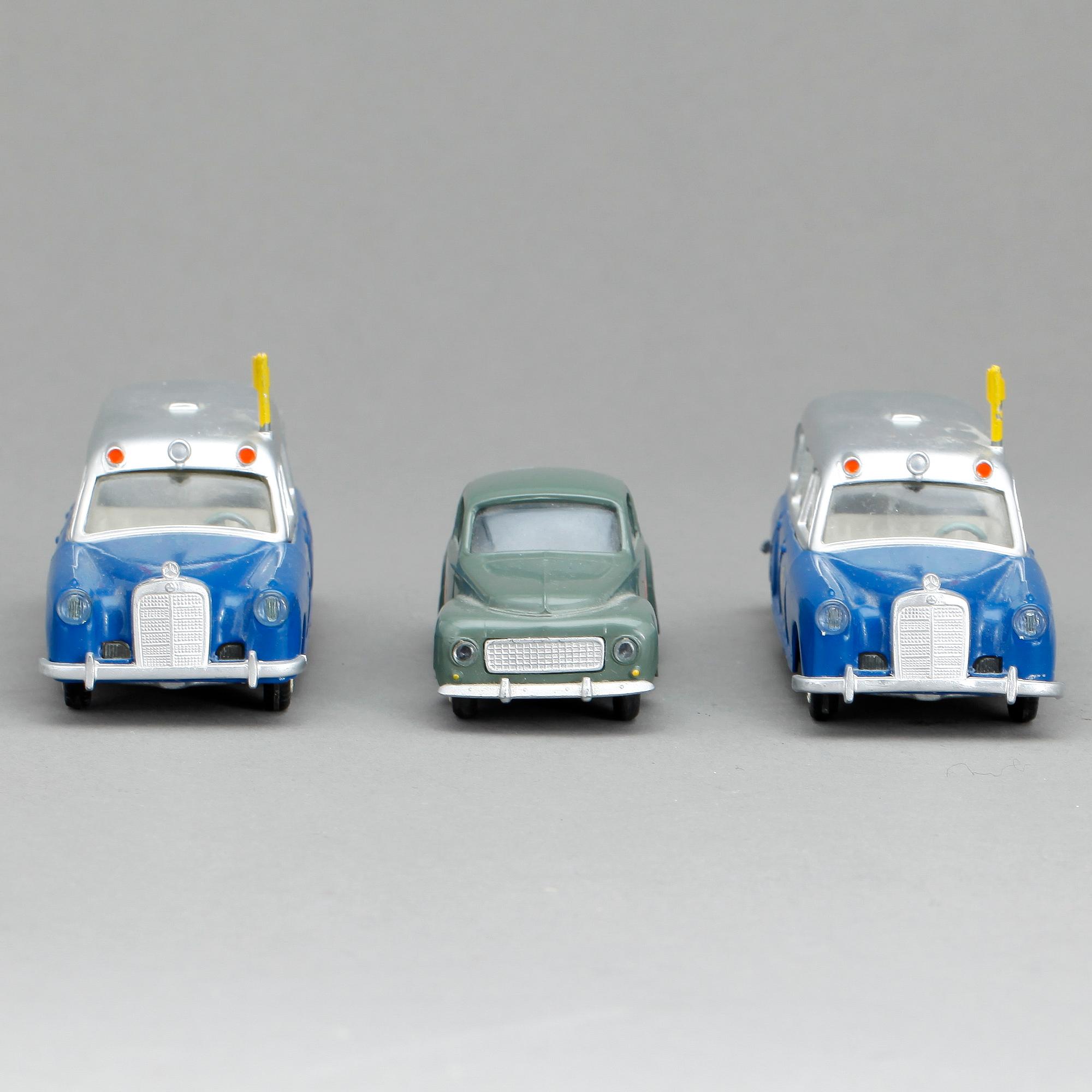 PARTI LEKSAKER, 3 st, Tekno Danmark. 1950/60- tal.