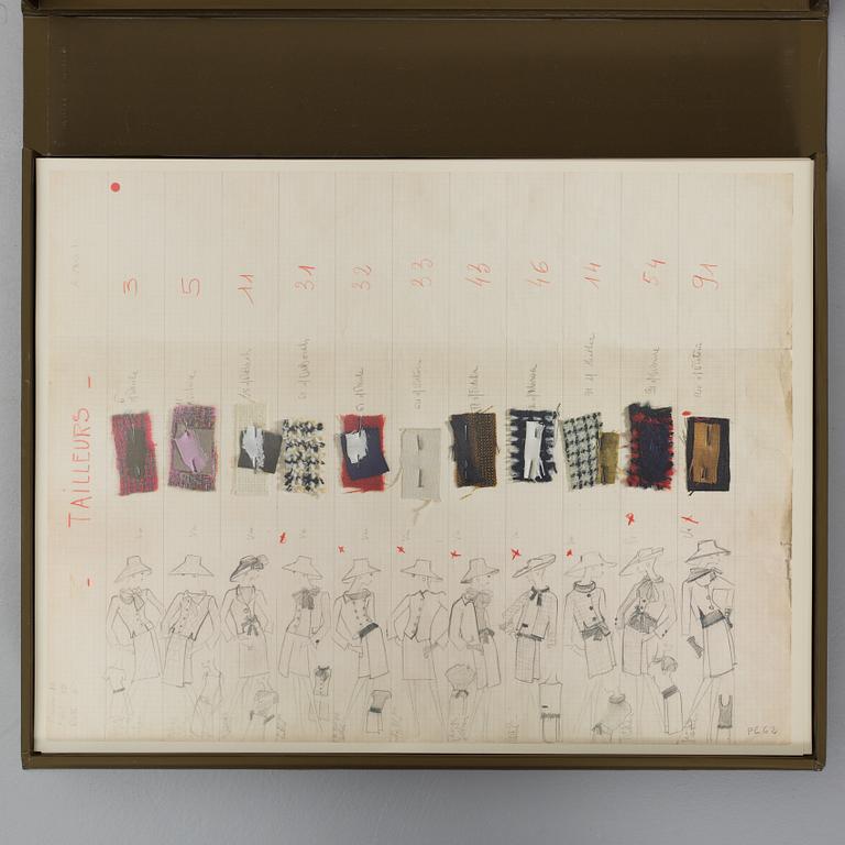 "YVES SAINT LAURENT. Haute Couture. L'OEUVRE INTÉGRAL 1962-2002". Ltd edition om 500 i specialtillverkad trälåda.