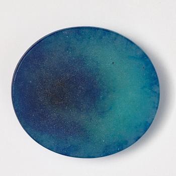 Almaric Walter, & Henri Bergé, a pâte de verre beetle ashtray, Nancy, France, early 20th century.