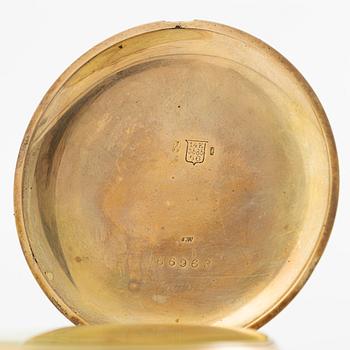 Pocket watch, hunter, 50.5 mm.