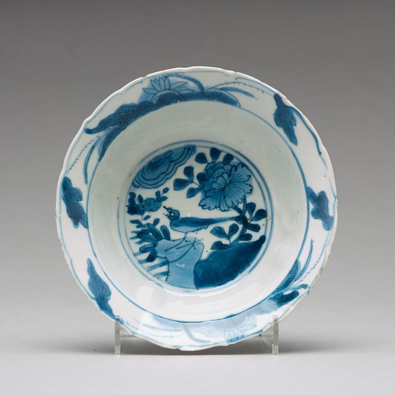 A set of ten blue and white dishes, Ming dynasty, Wanli (1572-1623).