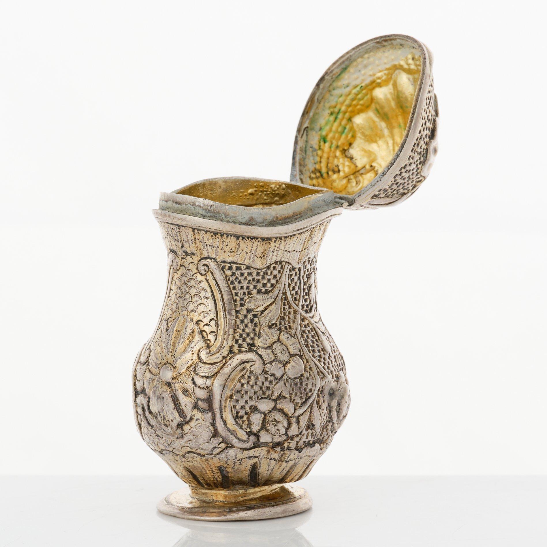A Swedish Rococo parcel-gilt silver snuff-box, possibly Petter Kleen, Ystad (1753-1777 (1778)).
