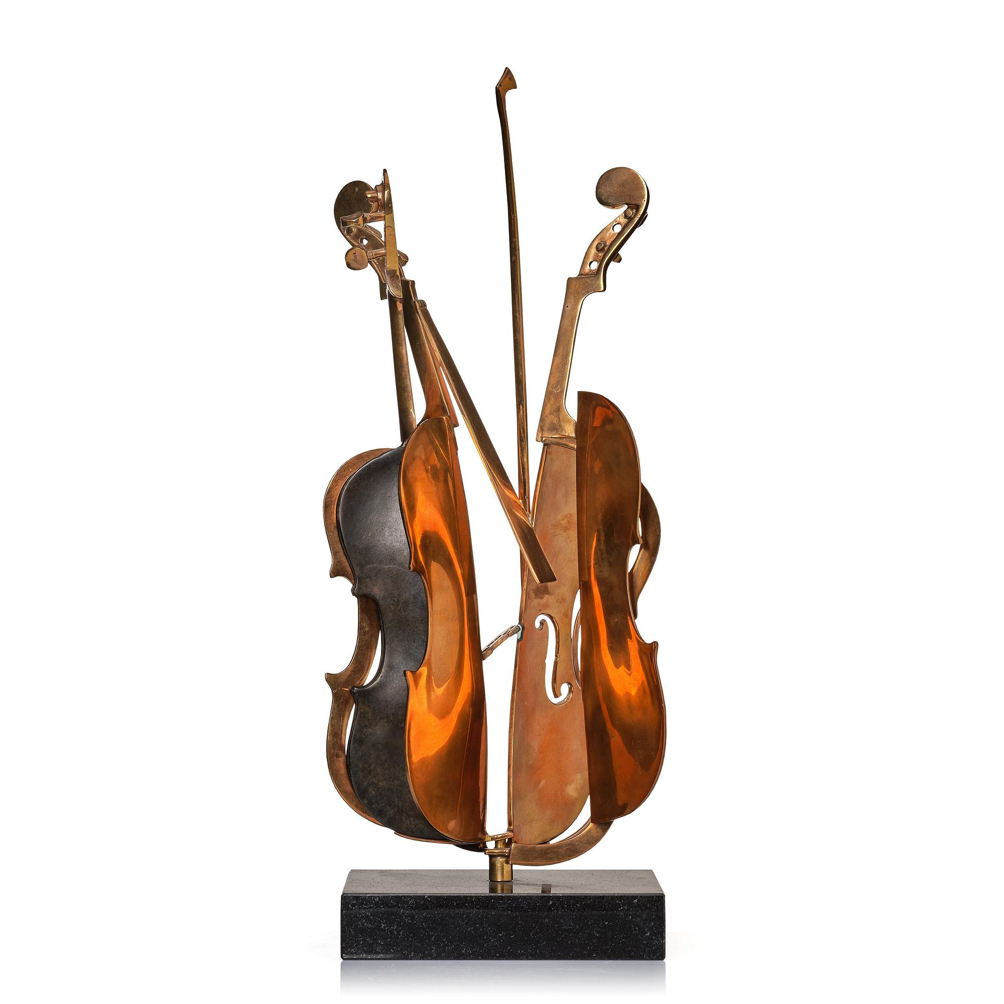Arman (Armand Pierre Fernandez), "Sliced violin".