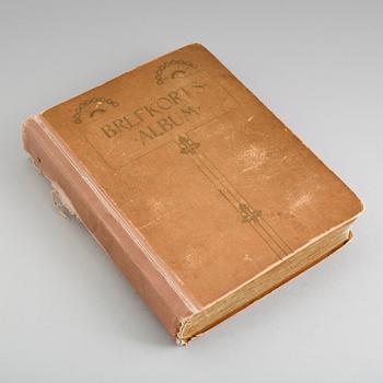 BREFKORTSALBUM, omkring år 1900.