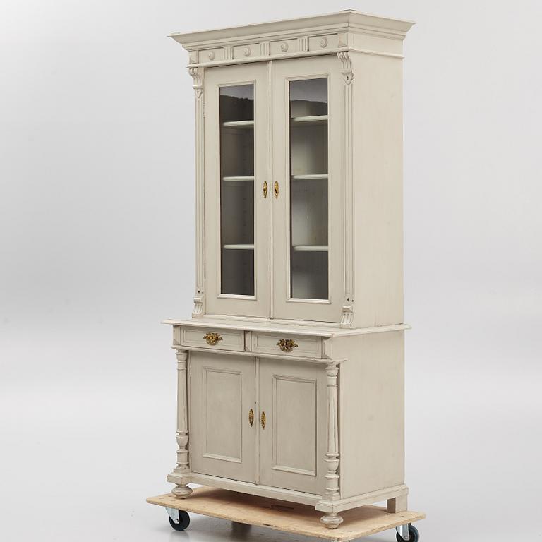 Display cabinet, late 19th century.