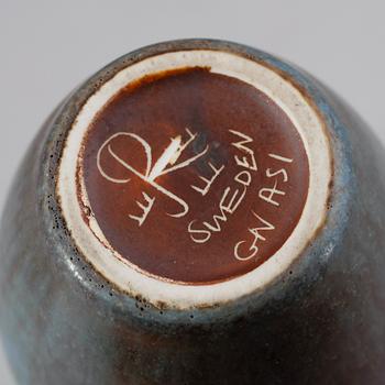 MINIATYRVASER, 4 st, stengods, 1900-talets mitt.
