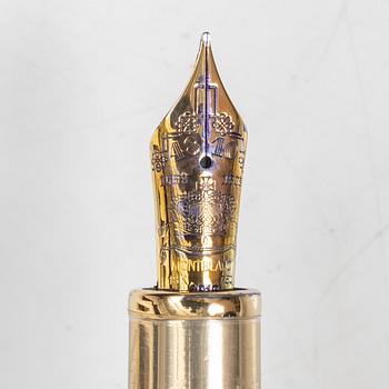A Montblanc fountain pen, limited edition 'Queen Elizabeth I' from the series 'Patrons of Art'.