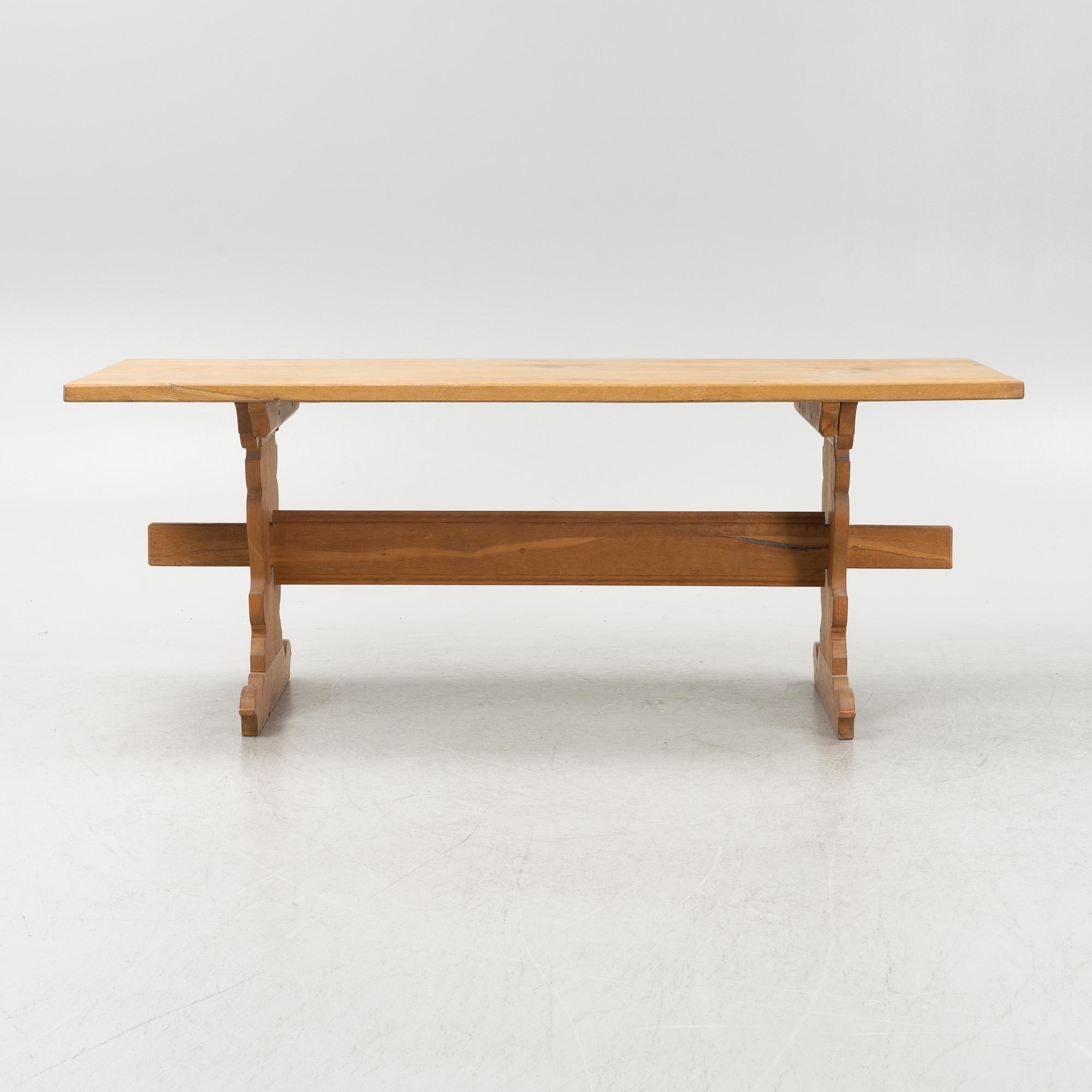 Bockbord, allmogestil, 1900-talets första hälft.