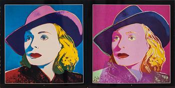 BOK, "Portraits of Ingrid Bergman" Andy Warhol. Galerie Börjesson.