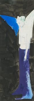 Epp Maria Kokamägi, mixed media on paper, signed and dated 1991.