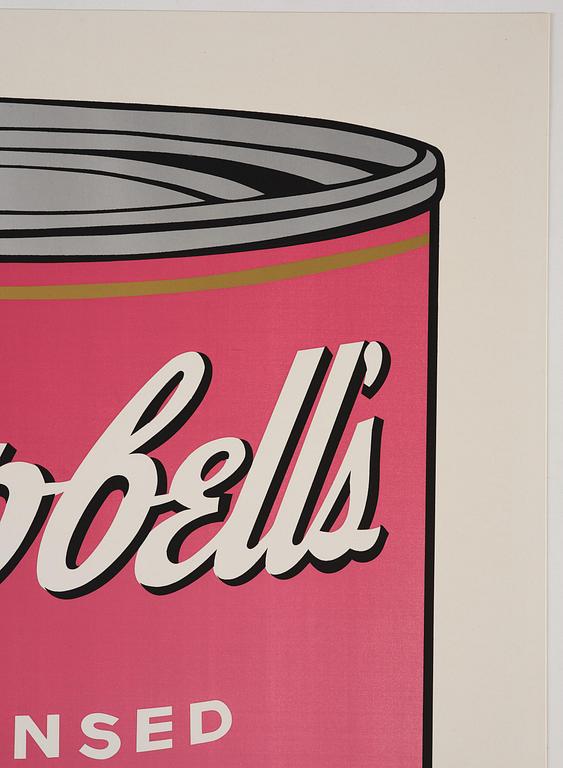 Andy Warhol, "Tomato-Beef Noodle O's", (from: "Campbell's Soup II").