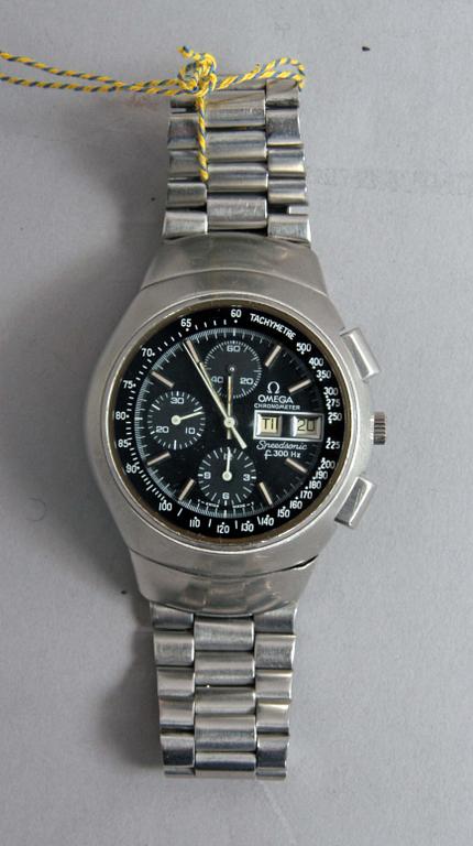 HERRARMBANDSUR, Omega Chronometer Speedsonic f 300 Hz.