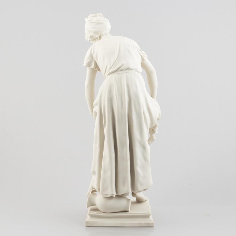 A biscuit porcelain sculpture, Gustafsberg, 1897.