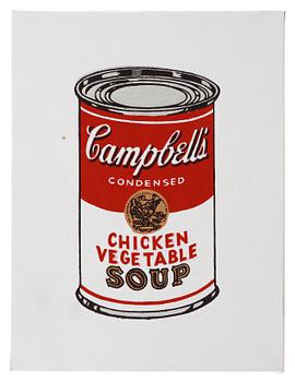 Richard H. Pettibone, "Andy Warhol, '32 Cans of Campbell's Soup', 1962".