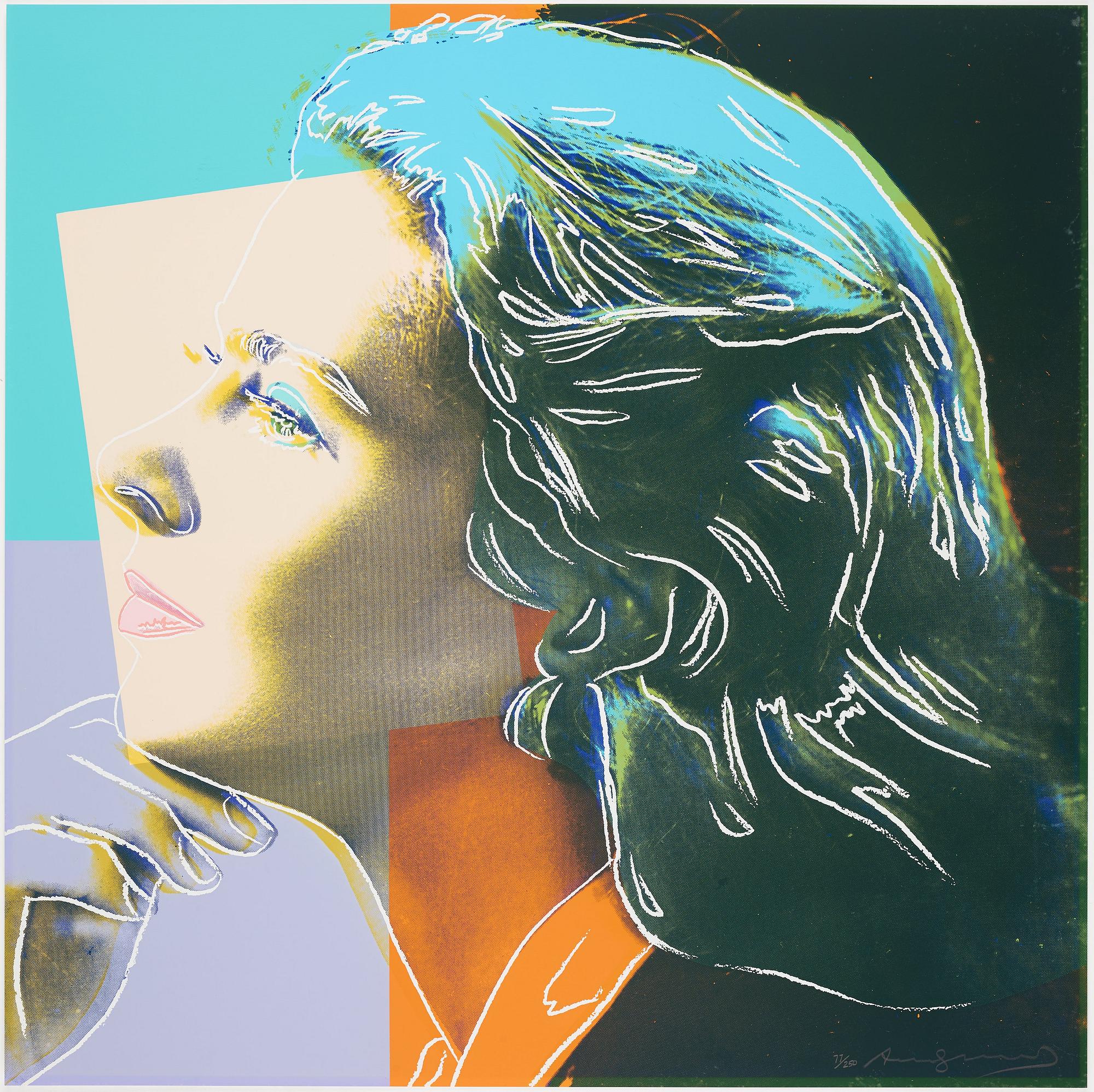 Andy Warhol, "Three portraits of Ingrid Bergman by Andy Warhol".