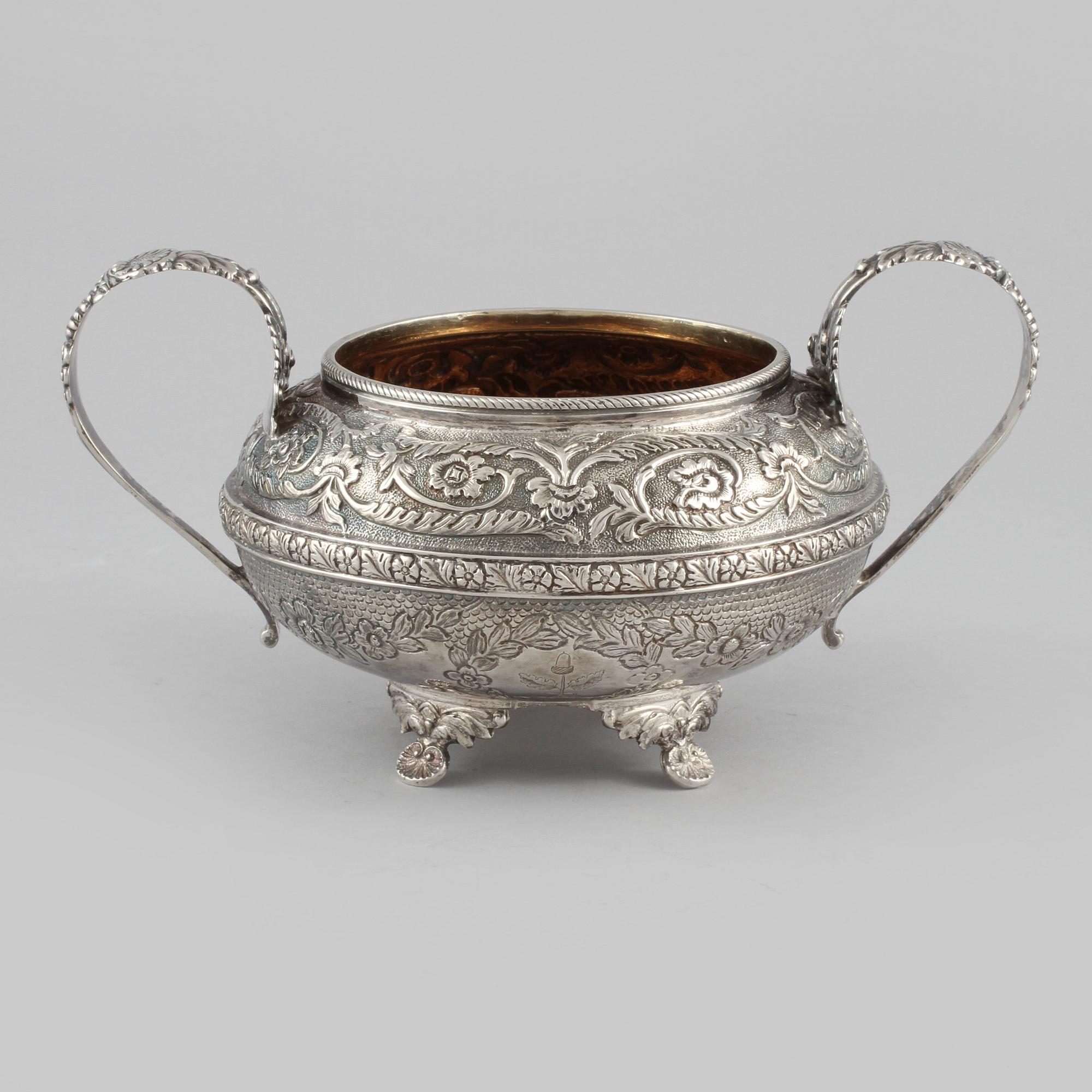 SKÅL, silver, Alice & George Burrows II, London 1817. Vikt 430 gram.