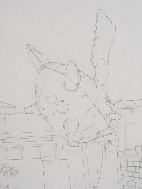 Omid Delafrouz, "Pikachu kontra verkligheten".