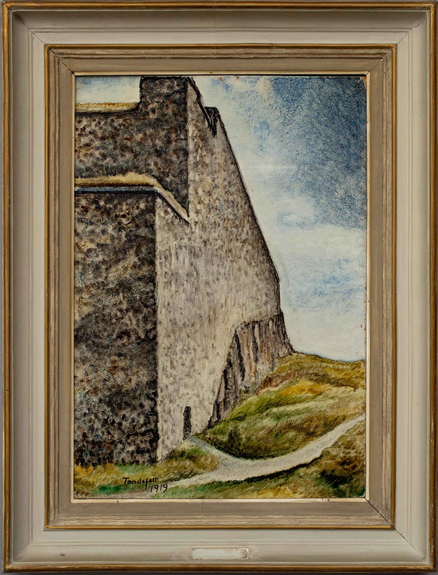 HEIKKI TANDEFELT, olja på skiva, sign. och dat. 1919.