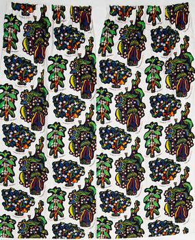 Josef Frank, a pair of 'Drinks' curtains, Svenskt Tenn.