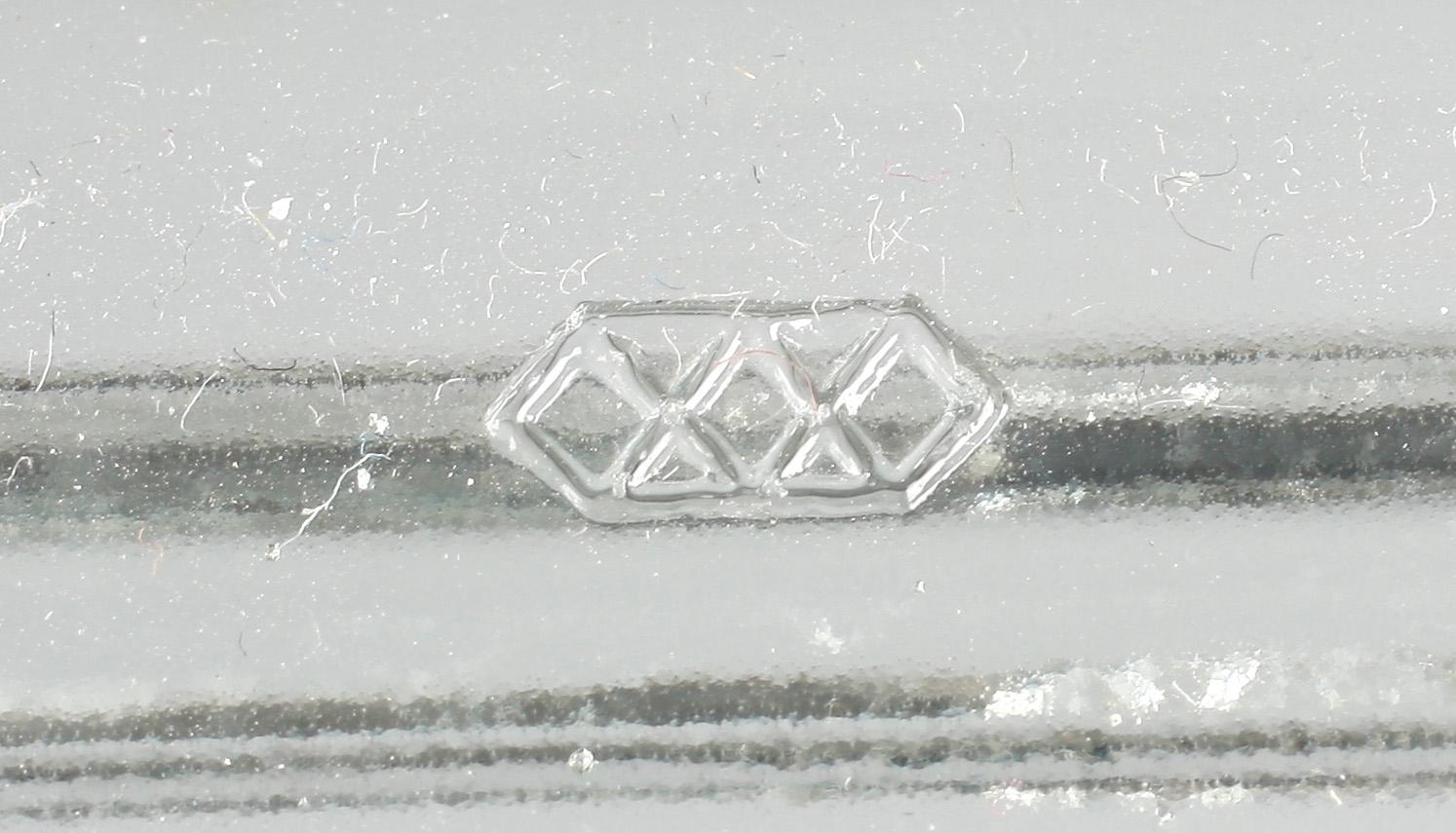 GLASSERVIS, 14+8 delar, "Kubus", Wilhelm Wagenfelt för Lausitzer Glasverein, Tyskland, 1930/40-tal.