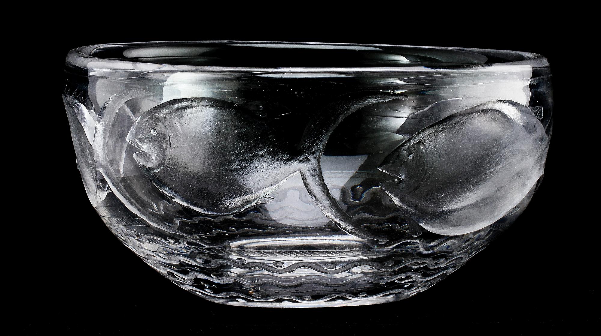 SKÅLAR, 3 st, glas, Boda, 1900-tal.