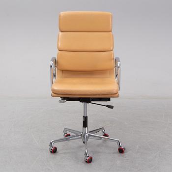 A model EA 219 Soft pad chair, by Charles & Ray Eames, for Vitra.