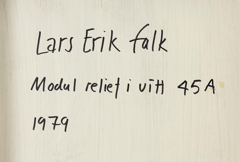 Lars Erik Falk, "Modul relief i vitt 45A".