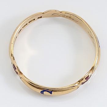 FRIMURARRING, 18K guld, Gustaf Dahlgren & Co, Malmö 1937. Vikt ca 7 gram.