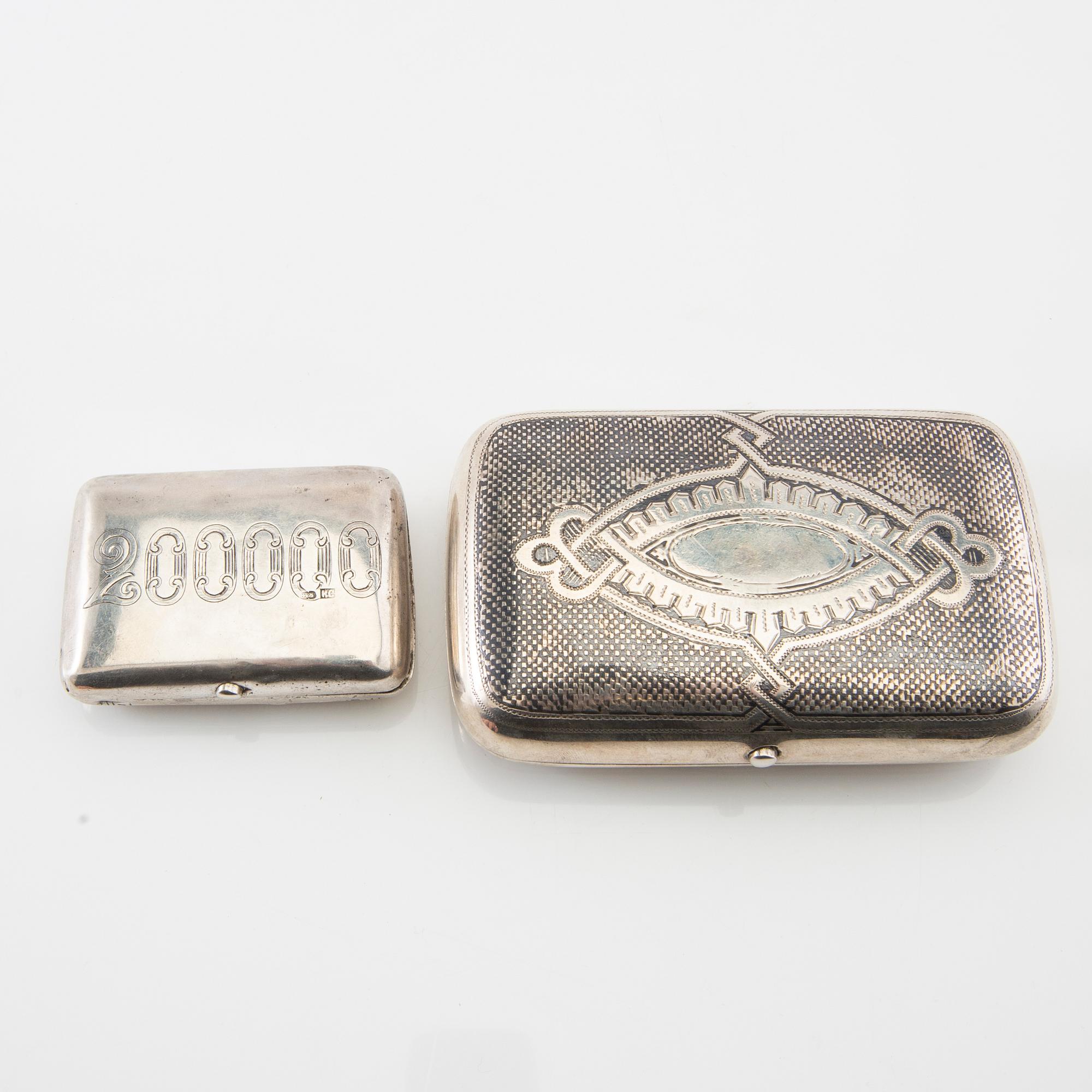 Dosor 2 st silver Moskva 1800-talets slut.