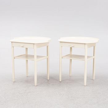 Sven Engström & Gunnar Myrstrand, a pair of bedside tables, presumably Bodafors, Sweden, 1960's.