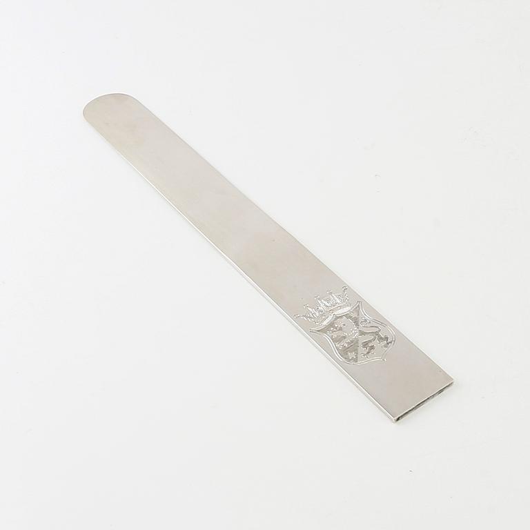 Wiwen Nilsson, letter opener in sterling silver, Lund 1951.