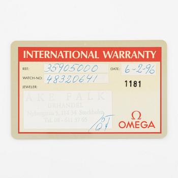 Omega, Speedmaster, Professional, "Moonwatch", chronograph, wristwatch, 42 mm.